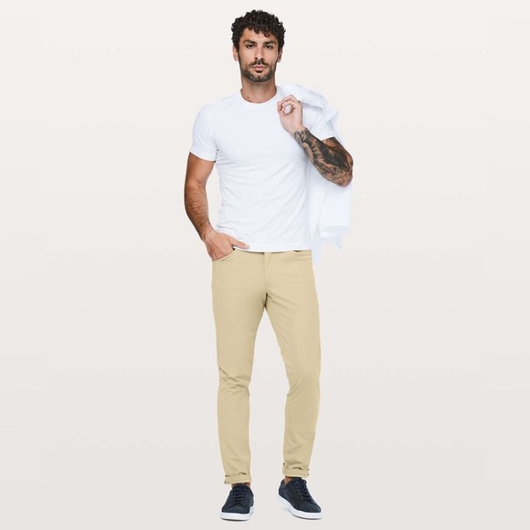 Lululemon ABC Slim *Warpstreme 34" Tofino Sand Size 32 - Picture 1 of 6